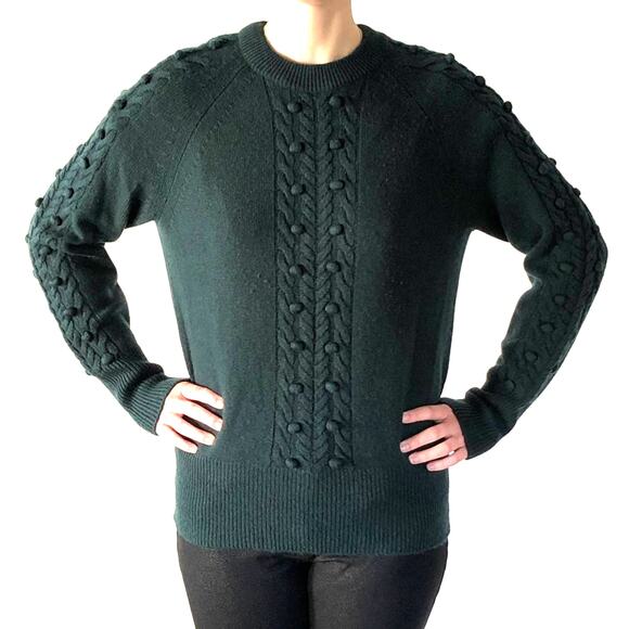 NAADAM Zayaa Cable Knit Wool Cashmere Sweater M - Picture 1 of 12